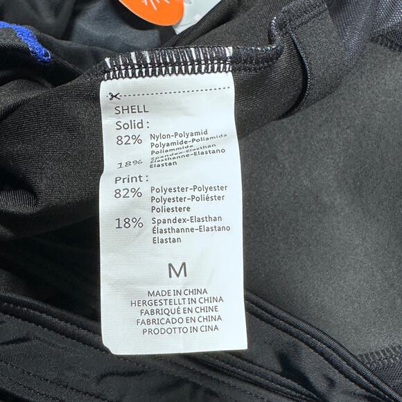 Attraco Sports Swimsuit Womens Medium Black with Blue Accents One Piece Outdoors - Picture 8 of 12